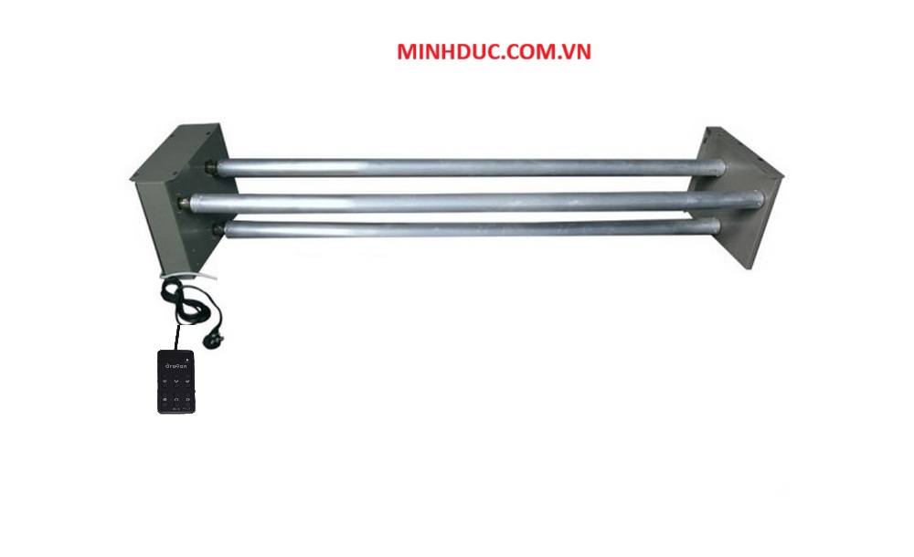 Trục Cuốn Phông Motor Điện 3 Phông MT3 Kèm Ống Inox 3m